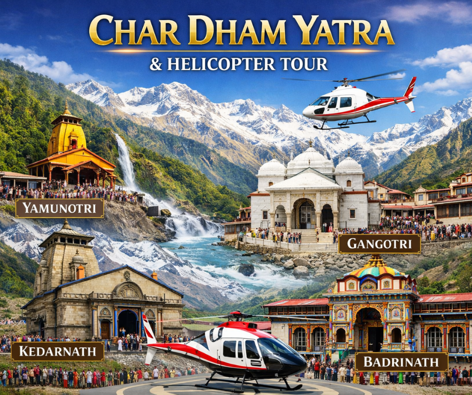 From Delhi: 6 Day Chardham Yatra - Helicopter Tour
